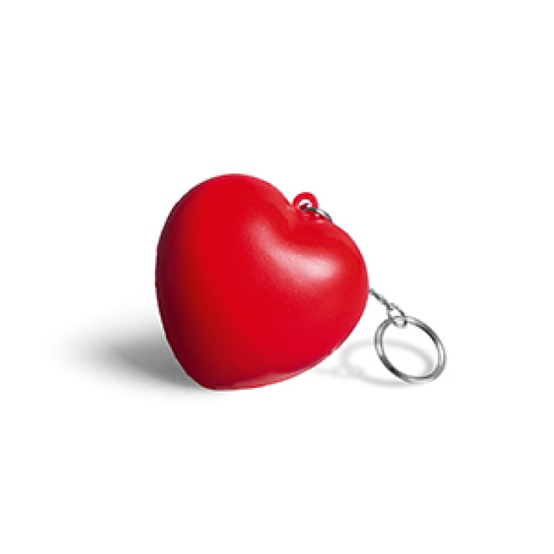 Portachiavi antistress a forma di cuore CUORE-SOFT