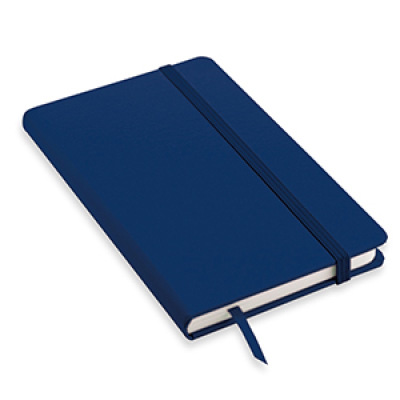 Quaderno promozionale con elastico e copertina rigida in formato A5 NOTY-M