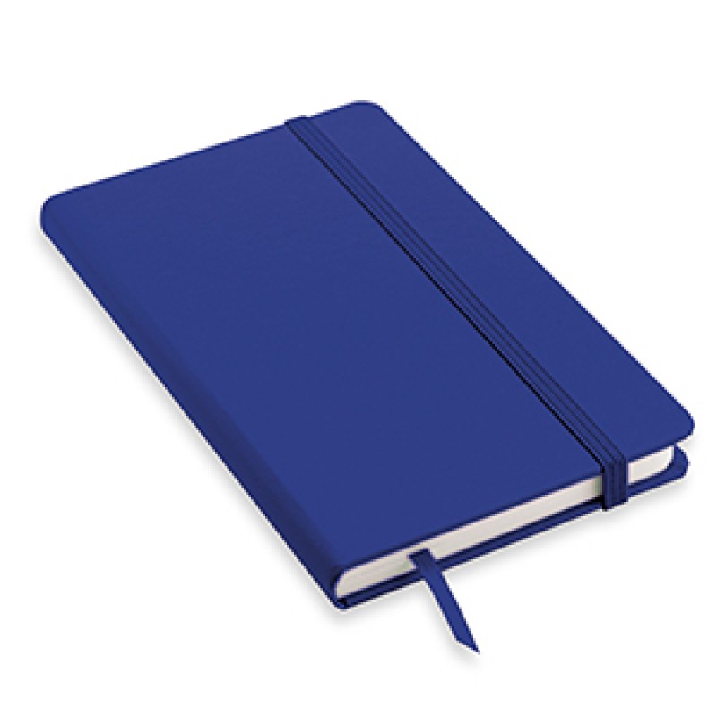 Quaderno promozionale con elastico e copertina rigida in formato A5 NOTY-M