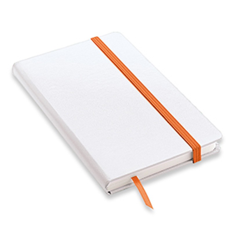 Taccuino con elastico e copertina soft touch in formato A5 NOTYSOFT-MB Taccuino con elastico e copertina soft touch in formato A5 NOTYSOFT-MB