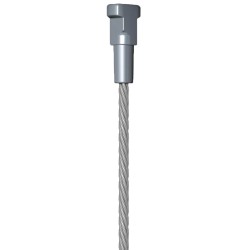 cavo per sospensione a soffitto cavo in acciaio 2500mm, Ø1,8mm cavo per sospensione a soffitto cavo in acciaio 2500mm, Ø1,8mm