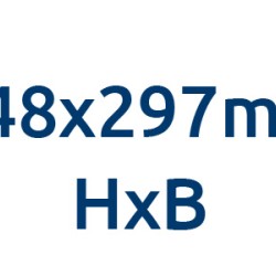 segnaletica con fondo luminescente signshine suspension rettangolo 148x297 mm HxB E002V32RU