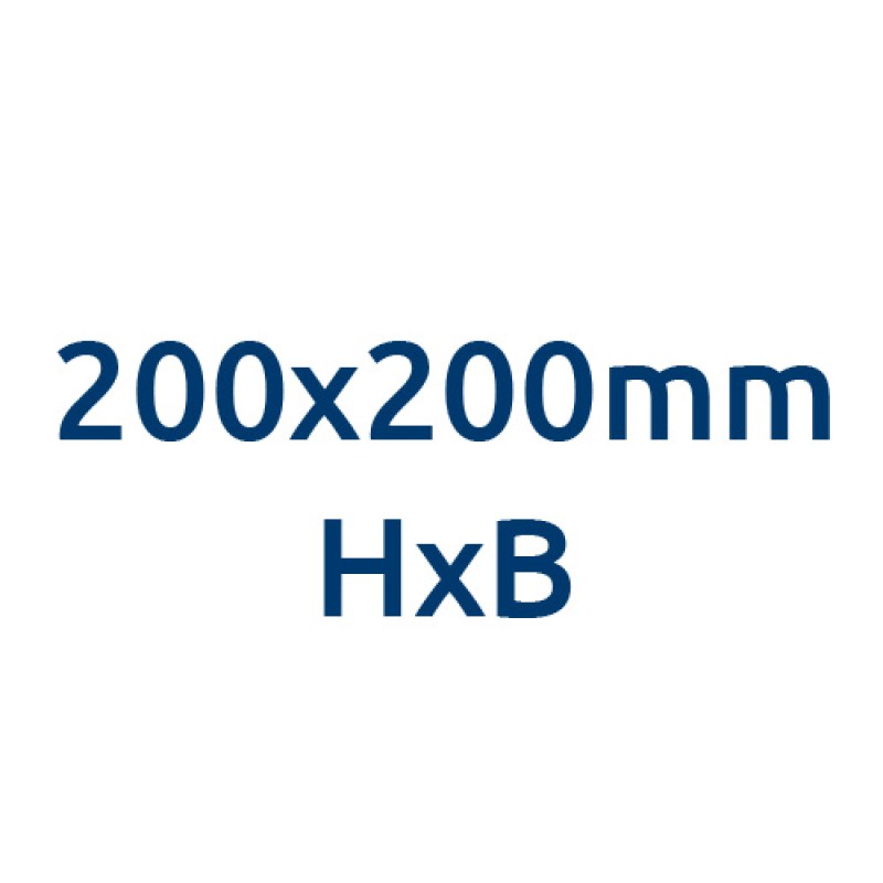 Segnaletica di sicurezza in vetro temperato safepix wall quadro 200x200 mm W012