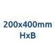 segnaletica di sicurezza a bandiera o a soffitto safepix flag rettangolo 200x400 mm HxB E002V32RU