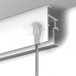 cavo per sospensione a soffitto cavo in acciaio 2500mm, Ø1,8mm cavo per sospensione a soffitto cavo in acciaio 2500mm, Ø1,8mm