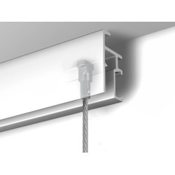 cavo per sospensione a soffitto cavo in acciaio 2500mm, Ø1,8mm cavo per sospensione a soffitto cavo in acciaio 2500mm, Ø1,8mm