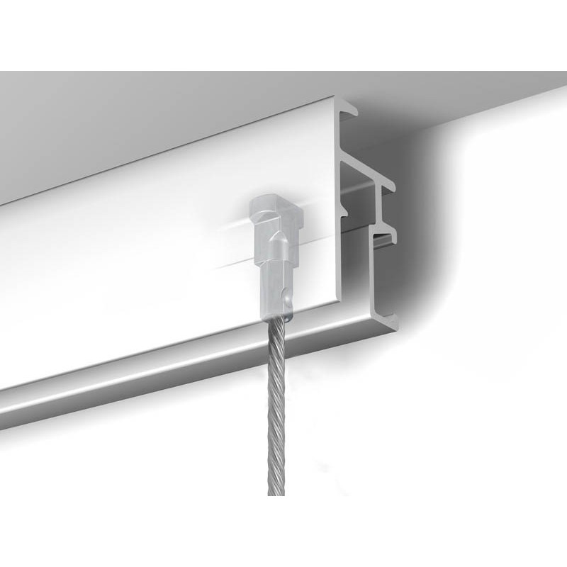 cavo per sospensione a soffitto cavo in acciaio 2500mm, Ø1,8mm cavo per sospensione a soffitto cavo in acciaio 2500mm, Ø1,8mm