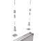 accessorio per sospensione framframe suspension set da 2 pz