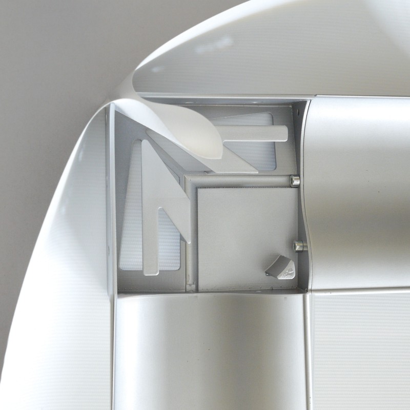 cornice invisibile per banner angelframe profilo per 4mt visibile-profilo 3740 mm