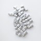 box da 50 pezzi clip in alluminio