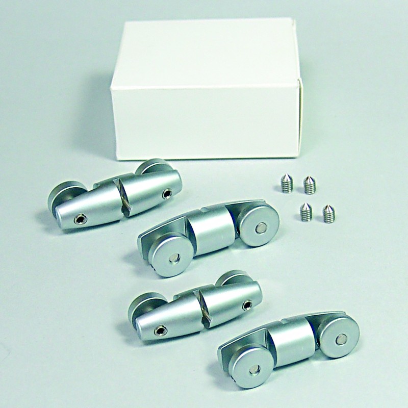 pinza laterale doppia regolabile fly brace cromo