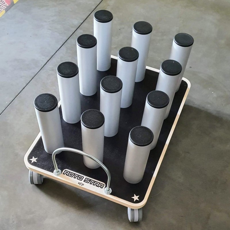 carrello porta rotoli e bobine su ruote Rotostar
