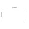 Cartello modulare intercambiabile a parete, alluminio anodizzato signcode wall 105x210 mm HxB