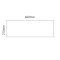 Cartello modulare intercambiabile a parete, alluminio anodizzato signcode wall 210x600 mm HxB