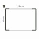 Cartello modulare intercambiabile a parete signcode color wall 105x148 mm HxB AC-antracite-RAL7016