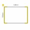 Cartello modulare intercambiabile a parete signcode color wall 105x148 mm HxB YE-giallo-RAL1023