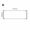 Cartello modulare intercambiabile a parete signcode color wall 105x297 mm HxB AC-antracite-RAL7016