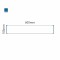 Cartello modulare intercambiabile a parete signcode color wall 105x600 mm HxB BL-blu-RAL5005
