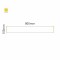 Cartello modulare intercambiabile a parete signcode color wall 105x800 mm HxB YE-giallo-RAL1023