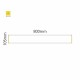 Cartello modulare intercambiabile a parete signcode color wall 105x800 mm HxB YE-giallo-RAL1023