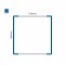 Cartello modulare intercambiabile a parete signcode color wall 148x148 mm HxB BL-blu-RAL5005