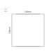 Cartello modulare intercambiabile a parete signcode color wall 148x148 mm HxB WH-bianco-RAL9016