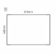 Cartello modulare intercambiabile a parete signcode color wall 148x210 mm HxB LG-grigio chiaro-RAL7035