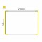 Cartello modulare intercambiabile a parete signcode color wall 148x210 mm HxB YE-giallo-RAL1023