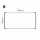 Cartello modulare intercambiabile a parete signcode color wall 148x297 mm HxB AC-antracite-RAL7016