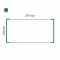 Cartello modulare intercambiabile a parete signcode color wall 148x297 mm HxB BL-blu-RAL5005