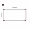 Cartello modulare intercambiabile a parete signcode color wall 148x297 mm HxB BR-marrone-RAL8019