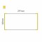 Cartello modulare intercambiabile a parete signcode color wall 148x297 mm HxB YE-giallo-RAL1023