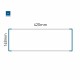 Cartello modulare intercambiabile a parete signcode color wall 148x420 mm HxB BL-blu-RAL5005