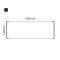 Cartello modulare intercambiabile a parete signcode color wall 148x420 mm HxB BR-marrone-RAL8019