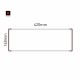 Cartello modulare intercambiabile a parete signcode color wall 148x420 mm HxB BR-marrone-RAL8019
