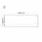 Cartello modulare intercambiabile a parete signcode color wall 148x420 mm HxB LG-grigio chiaro-RAL7035