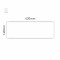 Cartello modulare intercambiabile a parete signcode color wall 148x420 mm HxB WH-bianco-RAL9016