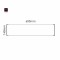 Cartello modulare intercambiabile a parete signcode color wall 148x600 mm HxB BR-marrone-RAL8019