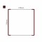 Cartello modulare intercambiabile a parete signcode color wall 210x210 mm HxB BR-marrone-RAL8019