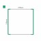 Cartello modulare intercambiabile a parete signcode color wall 210x210 mm HxB GR-verde-RAL6024