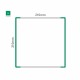 Cartello modulare intercambiabile a parete signcode color wall 210x210 mm HxB GR-verde-RAL6024