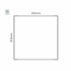 Cartello modulare intercambiabile a parete signcode color wall 210x210 mm HxB LG-grigio chiaro-RAL7035