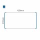 Cartello modulare intercambiabile a parete signcode color wall 210x420 mm HxB BL-blu-RAL5005