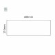 Cartello modulare intercambiabile a parete signcode color wall 210x600 mm HxB LG-grigio chiaro-RAL7035