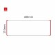 Cartello modulare intercambiabile a parete signcode color wall 210x600 mm HxB RE-rosso-RAL3020