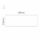 Cartello modulare intercambiabile a parete signcode color wall 210x600 mm HxB WH-bianco-RAL9016