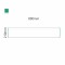 Cartello modulare intercambiabile a parete signcode color wall 210x800 mm HxB GR-verde-RAL6024