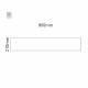 Cartello modulare intercambiabile a parete signcode color wall 210x800 mm HxB LG-grigio chiaro-RAL7035