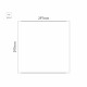 Cartello modulare intercambiabile a parete signcode color wall 297x297 mm HxB WH-bianco-RAL9016