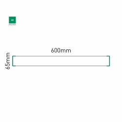 Cartello modulare intercambiabile a parete signcode color wall 65x600 mm HxB GR-verde-RAL6024